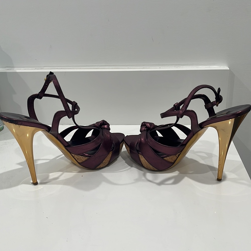 Like New Miu Miu Strappy Heels Size 38 1/2 - image 6